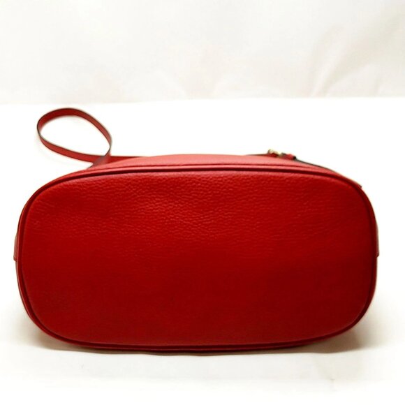 Gucci Red Leather Hand Bag mon875-101025 - Picture 5 of 16